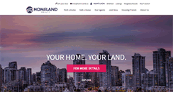 Desktop Screenshot of homelandrealty.ca